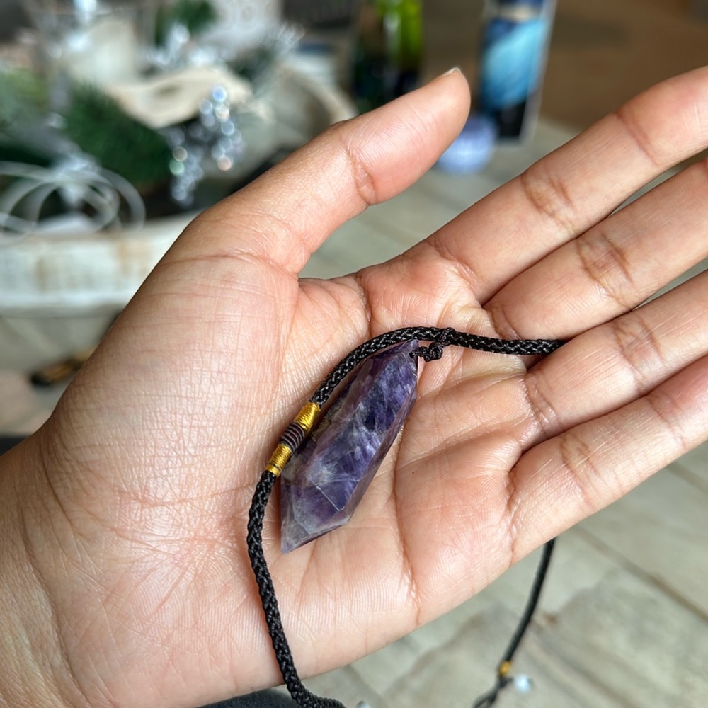 Amethyst necklace